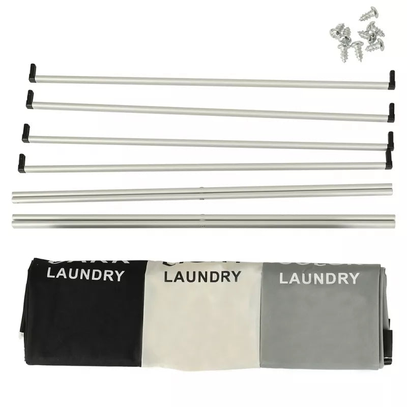 3 Skyrių Skalbinių Krepšelis, Spalvota