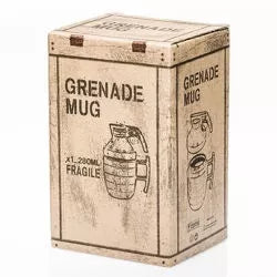 Puodelis su dangteliu "Granata", juodas