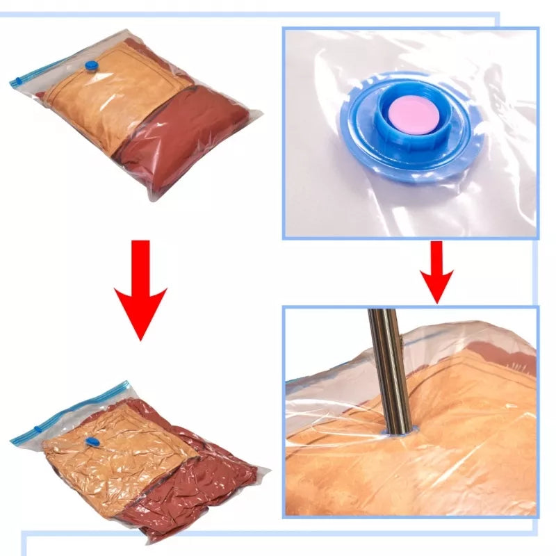 Drabužių Vakuuminiai Maišeliai 5 Vnt. 60X80Cm