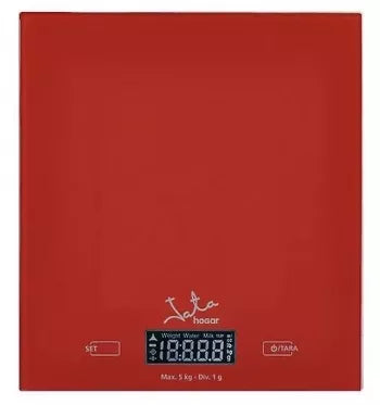 Virtuvės svarstyklės Jata 729/R, raudona