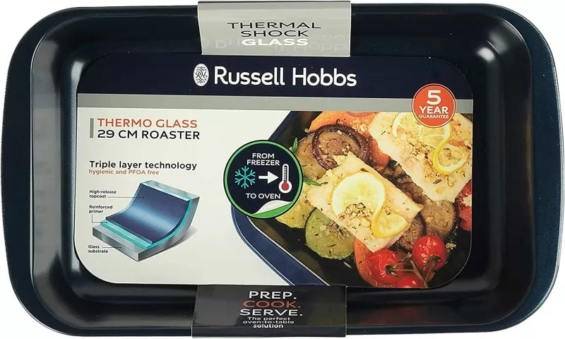 Russell Hobbs Rh01143Eu Glass Roaster 29Cm Navy