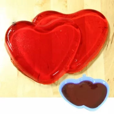 Silikoninė formelė konditerijai "Dvi širdelės", 21 x 17 cm