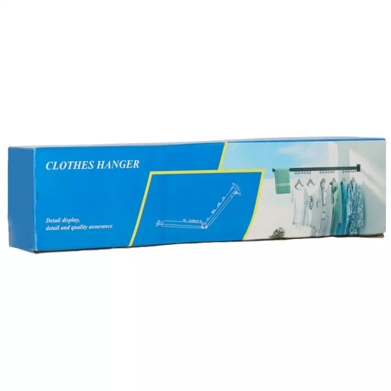 Teleskopinė Sieninė Kabykla, Juoda, 84 cm