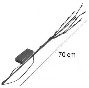 20 LED šakelių dekoras