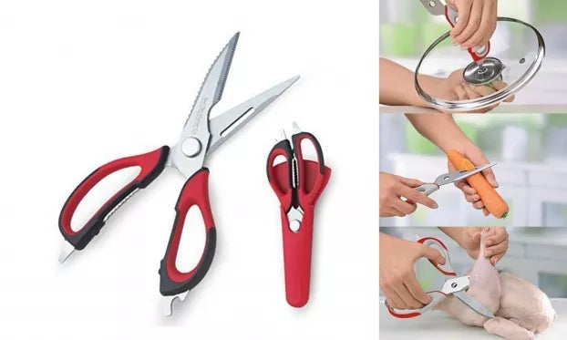 Daugiafunkcinės virtuvinės žirklės 7in1