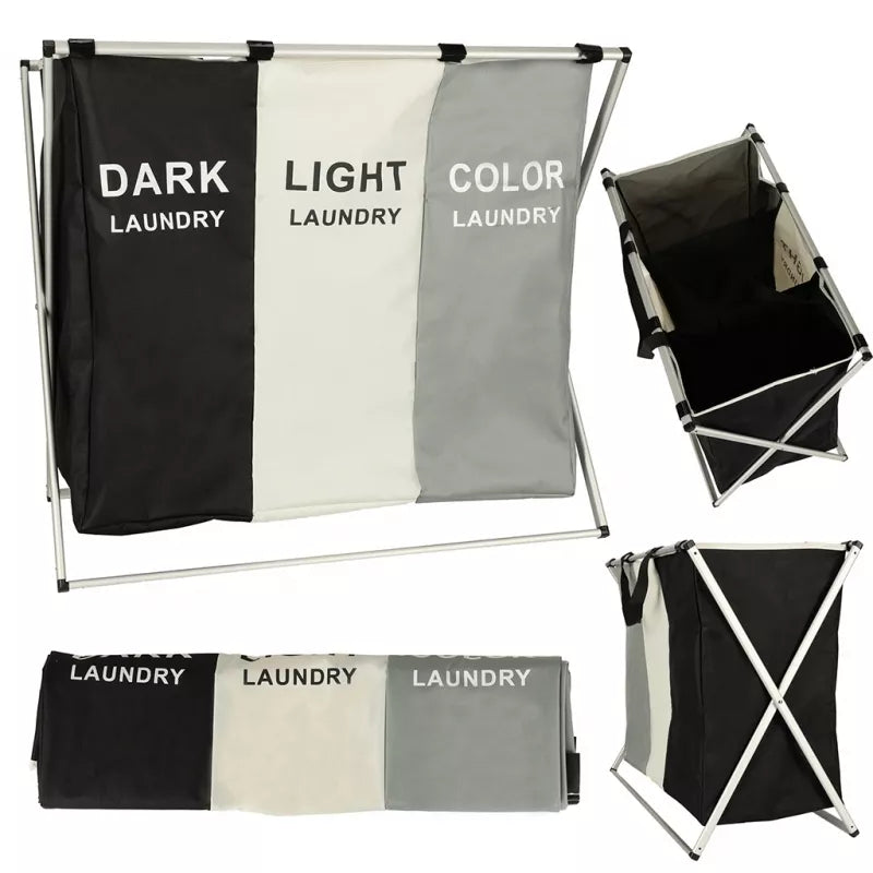 3 Skyrių Skalbinių Krepšelis, Spalvota