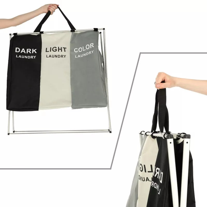 3 Skyrių Skalbinių Krepšelis, Spalvota