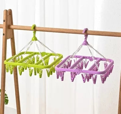 32 vietų kojinių džiovyklė, 32,5 x 32,5 cm (žalia)