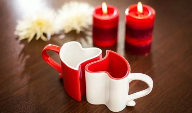 Įsimylėjėlių puodeliai - širdelės
