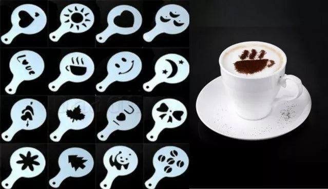 Trafaretai kavai, desertams, pyragams (16vnt.)