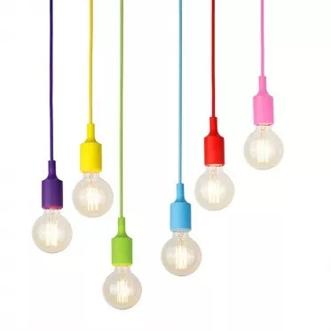 6 lempučių vorinis lubų šviestuvas (įvairių spalvų)