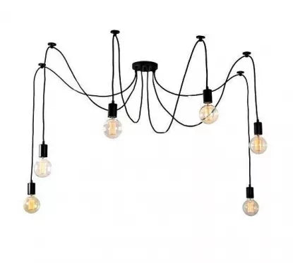 6 lempučių vorinis lubų šviestuvas