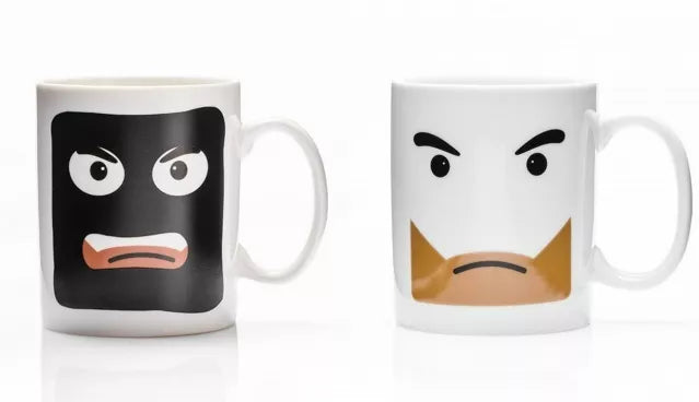 Spalvą keičiantis termo puodelis