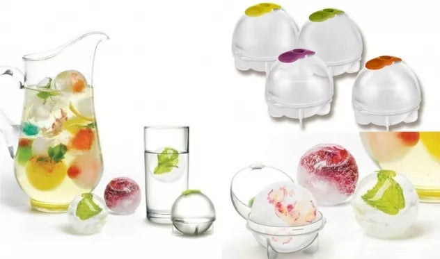 Ledo rutuliukų formelės (4 vnt.)