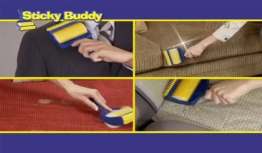 Sticky buddy - pūkų rinkiklis. Nuo šiol jokių pūkų ant rūbų!