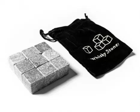 Akmens kubeliai gėrimams atšaldyti, 9 vnt