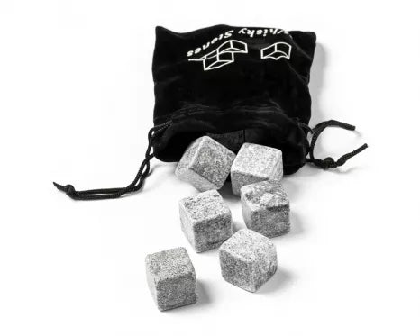 Akmens kubeliai gėrimams atšaldyti, 9 vnt