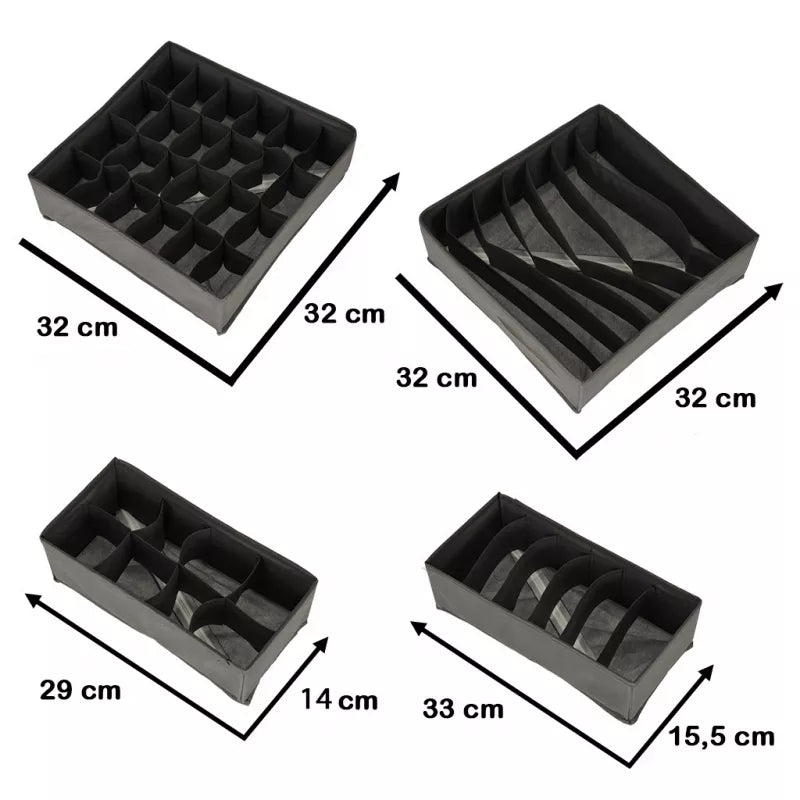 Apatinio Trikotažo Dėklai, 4 Vnt