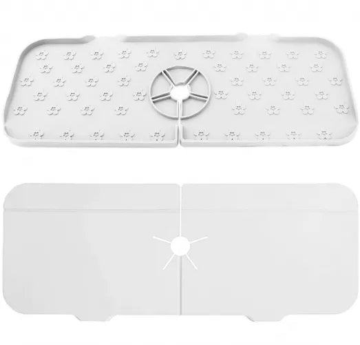 Apsauginis Silikoninis Kilimėlis Plautuvei, Baltas