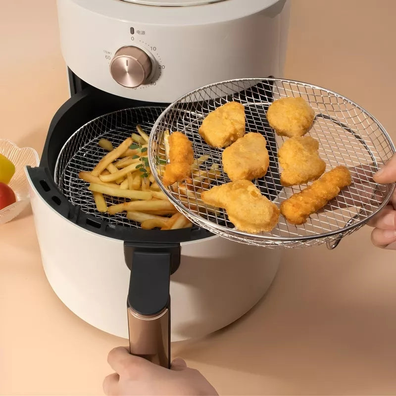 Apvalios Grotelės Karšto Oro Gruzdintuvei, 3 vnt