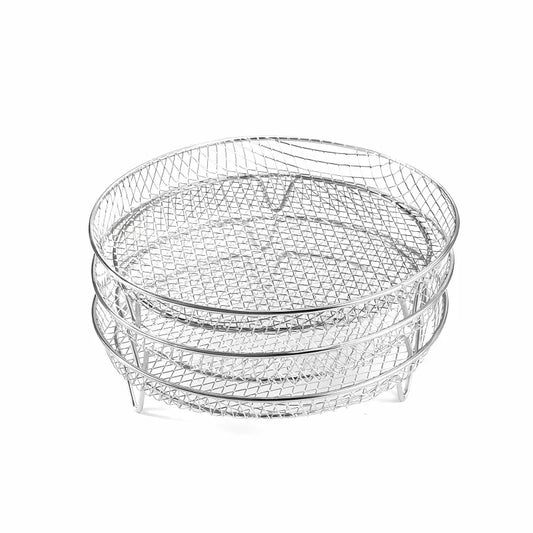 Apvalios Grotelės Karšto Oro Gruzdintuvei, 3 vnt