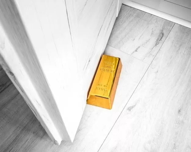 Aukso Luito Durų Laikiklis, Geltonas