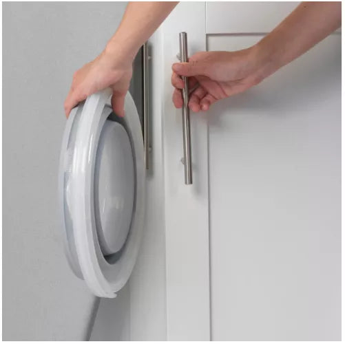 Beldray La084354Grybeu7 Blizgučiai Blizgantis Sulankstomas Kibiras 10L Pilka