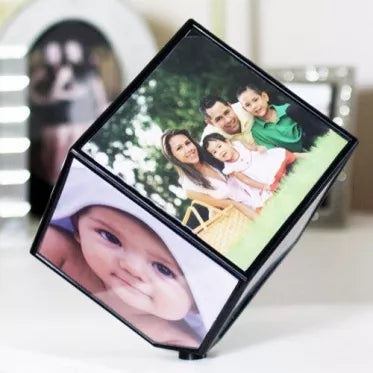 Besisukantis nuotraukų rėmelis "Kubas", 11 x 11 x 11 cm