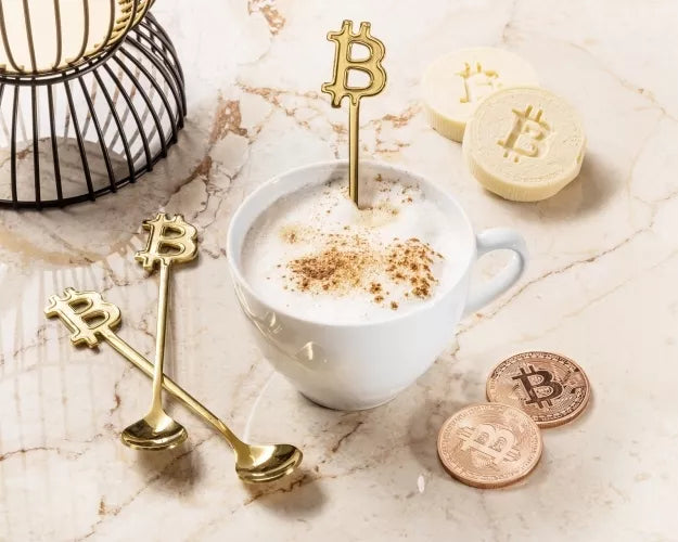 Bitcoin Arbatos Šaukšteliai, Geltona