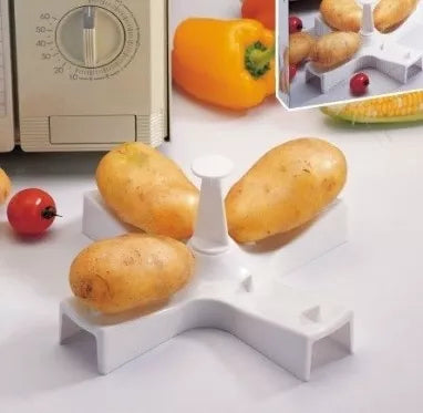 Bulvių virimo stovas mikrobangų krosnelei