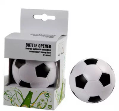 Butelio atidarytuvas su garsais iš sporto scenų "Futbolo kamuolys"