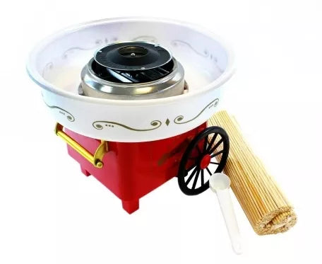 Cukraus vatos gaminimo aparatas (raudonas)