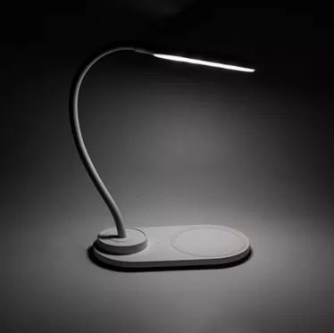 LED stalinė lempa su įmontuotu belaidžiu  įkrovikliu Denver LQI-55