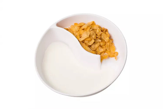 Dribsnių Dubenėlis Su Perskyrimu, Baltas