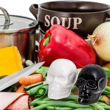 Druskinė ir pipirinė "Kaukolė", 6,5 x 4 x 5 cm