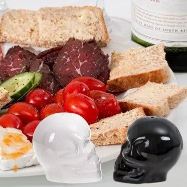 Druskinė ir pipirinė "Kaukolė", 6,5 x 4 x 5 cm