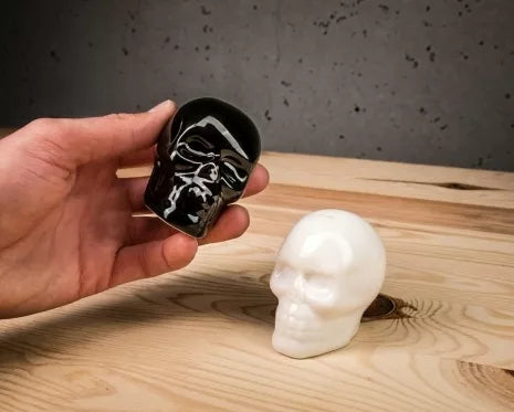 Druskinė ir pipirinė "Kaukolė", 6,5 x 4 x 5 cm