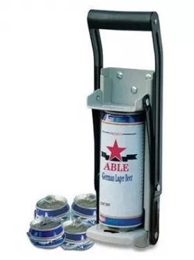 Du viename, skardinių suspaudėjas ir butelių atidarytuvas