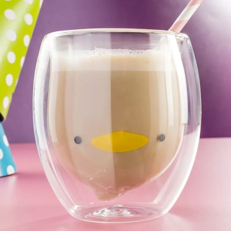 Dvigubos Sienėlės Stiklinė - Antis