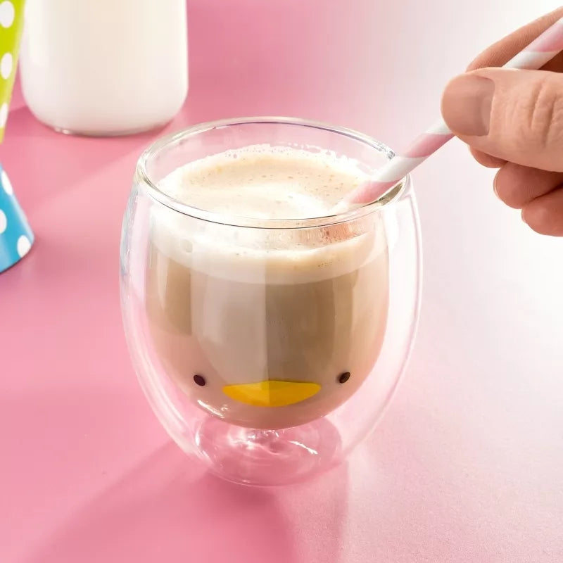 Dvigubos Sienėlės Stiklinė - Antis