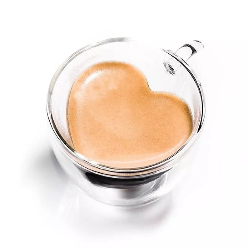 Dvigubos Sienelės Stiklinė - Širdelė