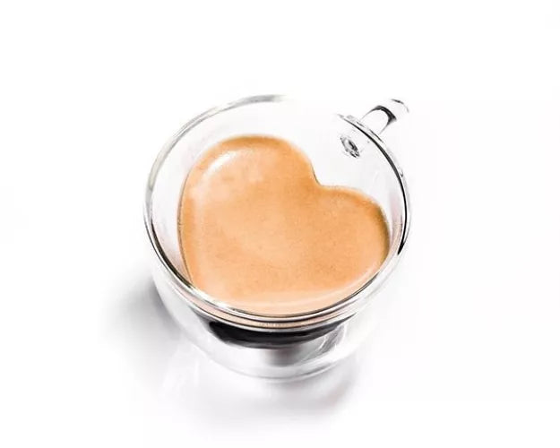 Dvigubos Sienelės Stiklinė - Širdelė