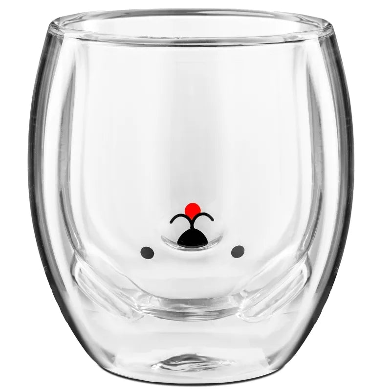 Dvigubos Sienelės Stiklinė - Šuo