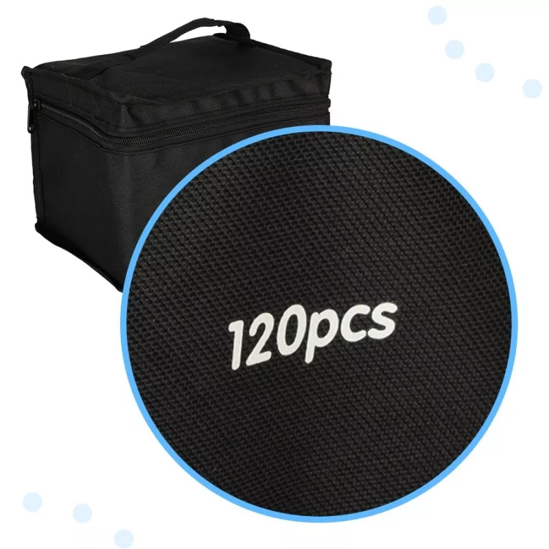 Dvipusiai Žymėkliai Su Krepšiu, 120 Vnt