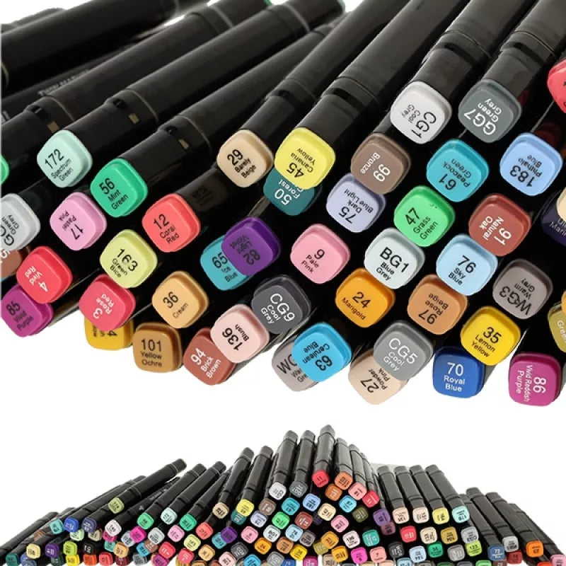 Dvipusiai Žymėkliai Su Krepšiu, 120 Vnt