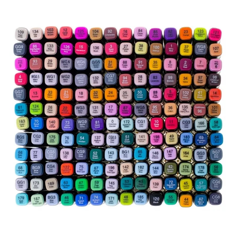 Dvipusiai Žymekliai Su Krepšiu, 168 Vnt