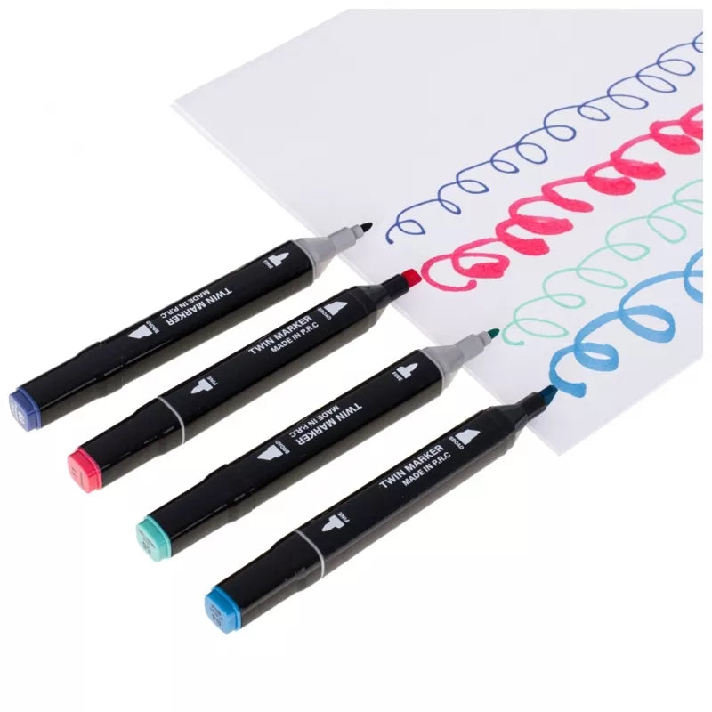 Dvipusiai Žymekliai Su Krepšiu, 168 Vnt