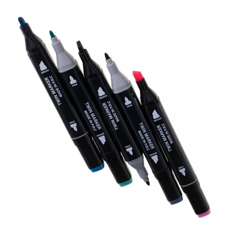 Dvipusiai Žymekliai Su Krepšiu, 168 Vnt