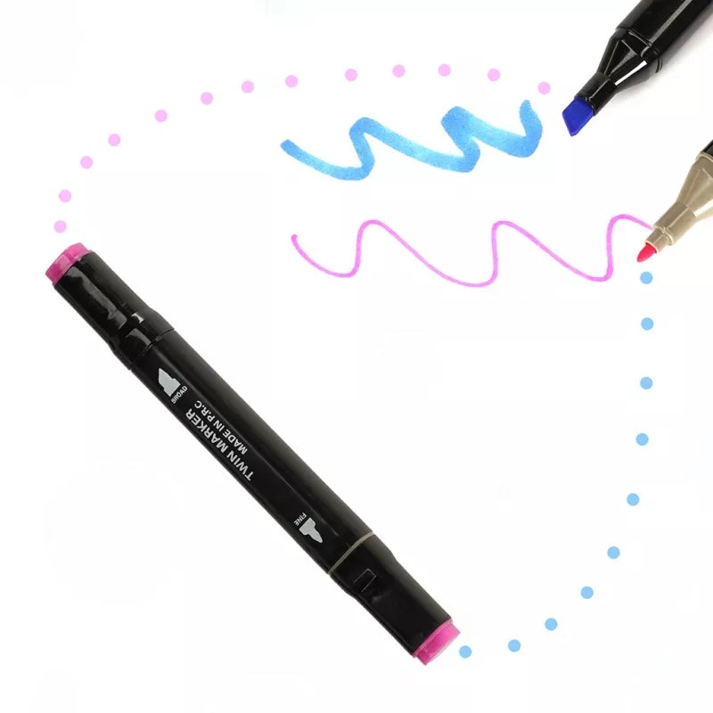 Dvipusiai Žymėkliai Su Krepšiu, 204 Vnt