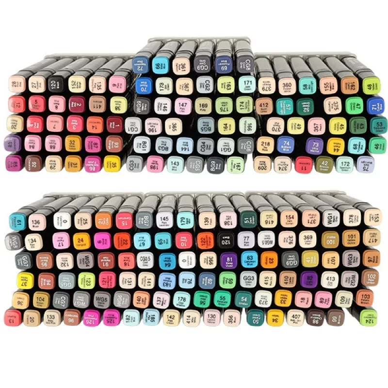 Dvipusiai Žymėkliai Su Krepšiu, 204 Vnt